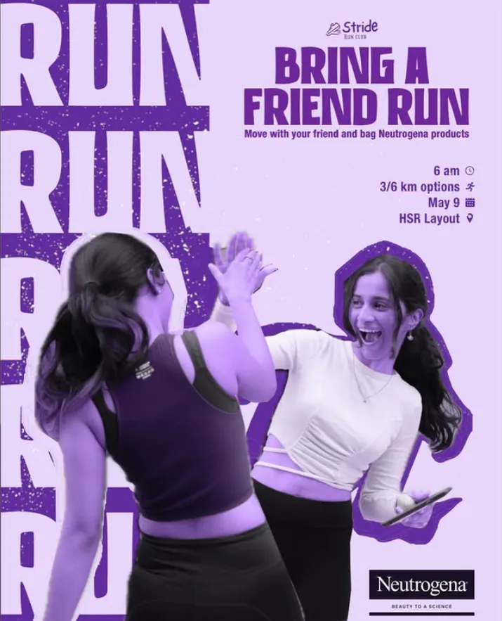 Bring a Friend Run with Stride Run Club and Neutrogena