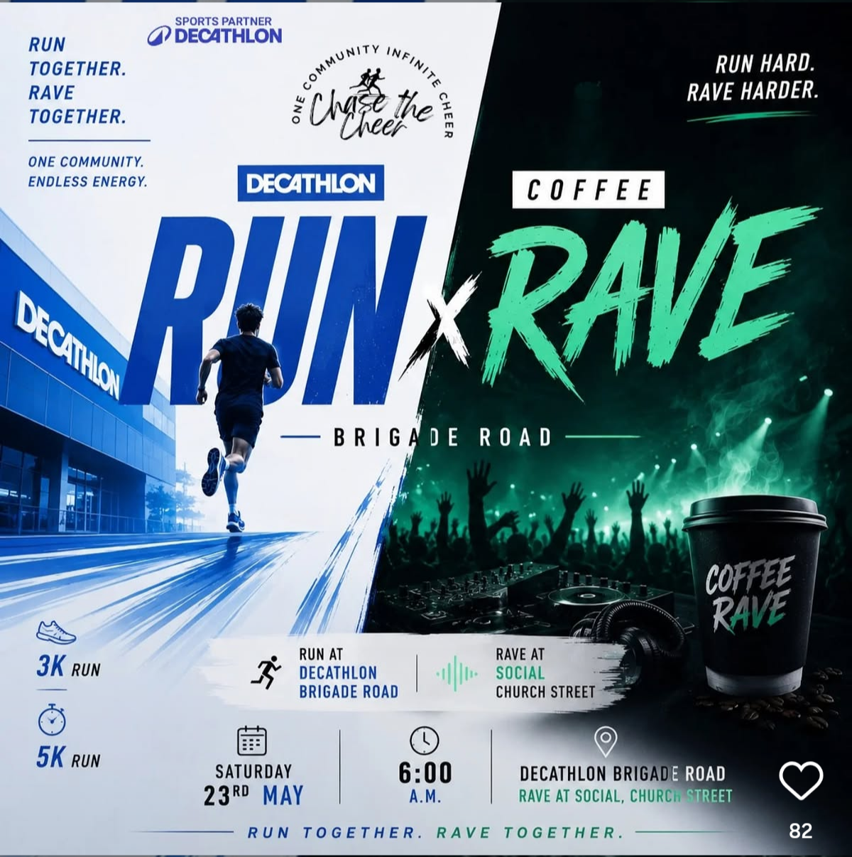 Decathlon RUN X RAVE: Community Run & Coffee Rave — image 1