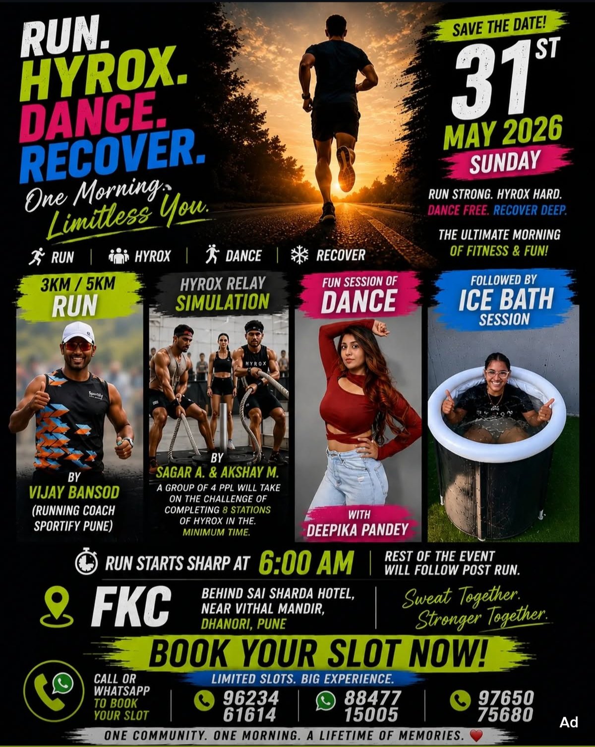 Run. Hyrox. Dance. Recover. — image 1