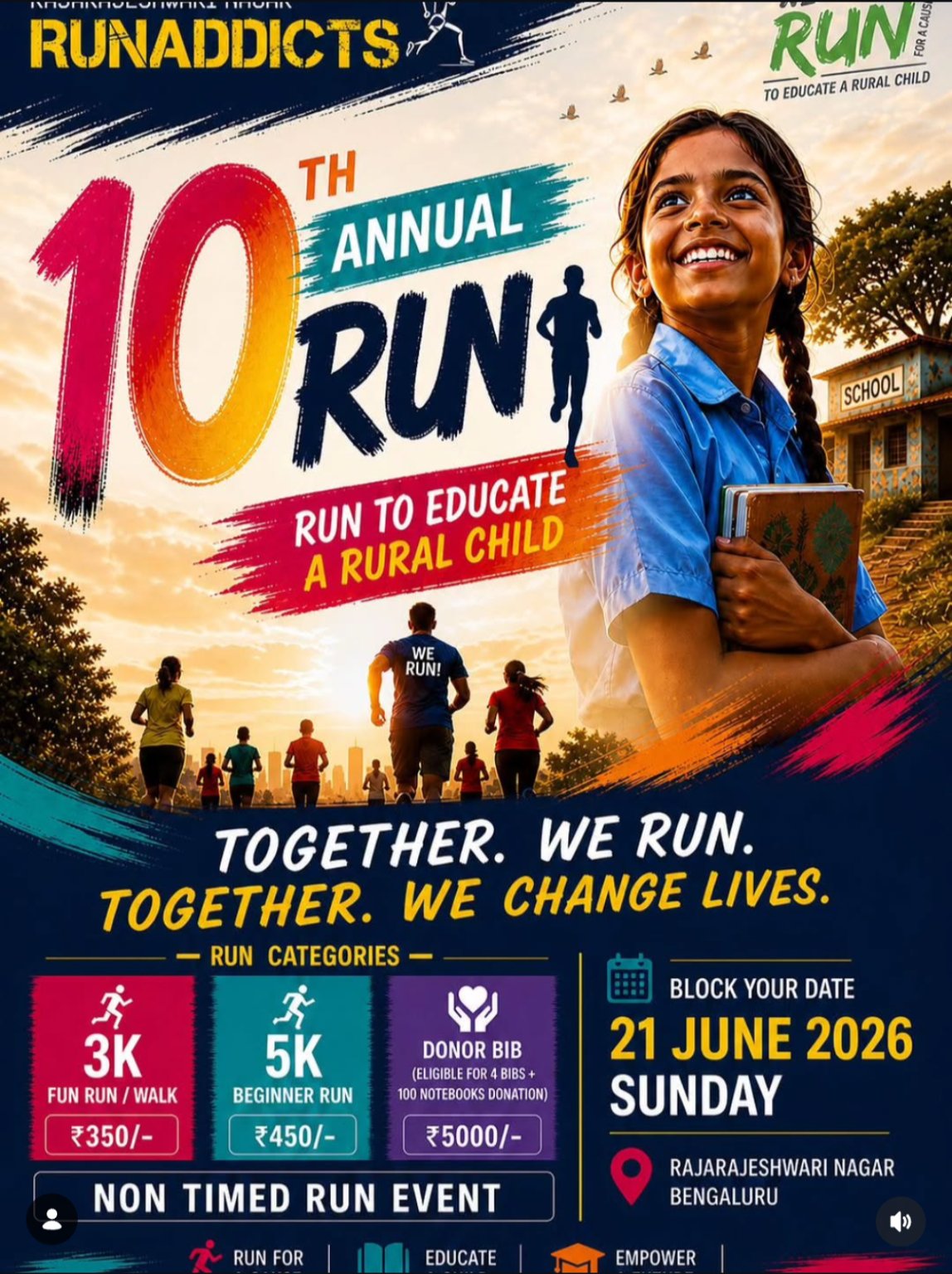 RunAddicts 10th Annual Run: Run to Educate a Rural Child — image 1