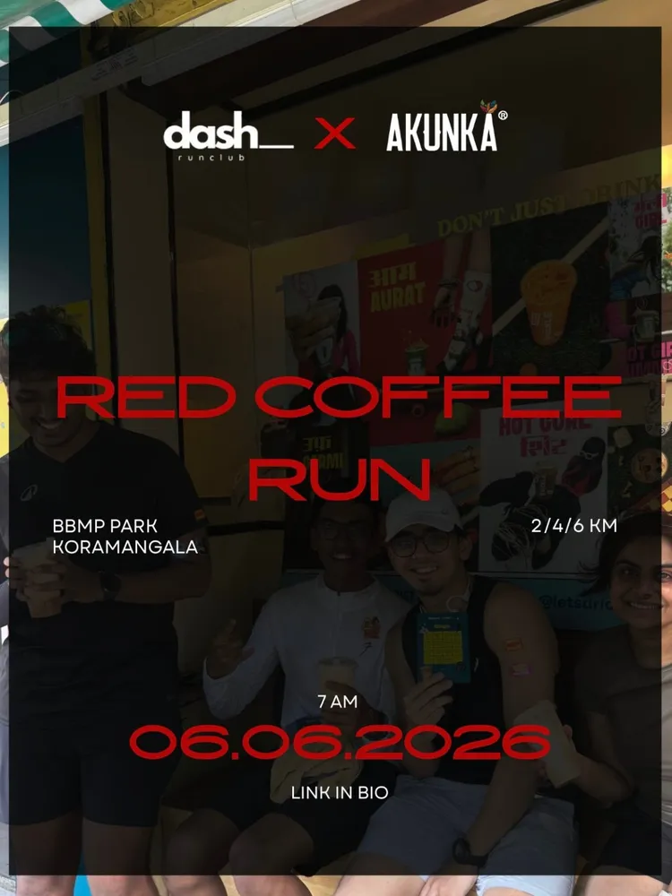 Red Coffee Run by Dash Run Club x Akunka