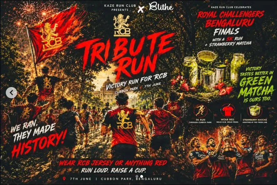 RCB Tribute Run by Kaze Run Club x Blithe