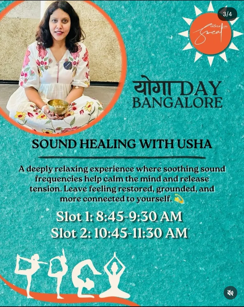 Yoga Day Bangalore with Sisters in Sweat
