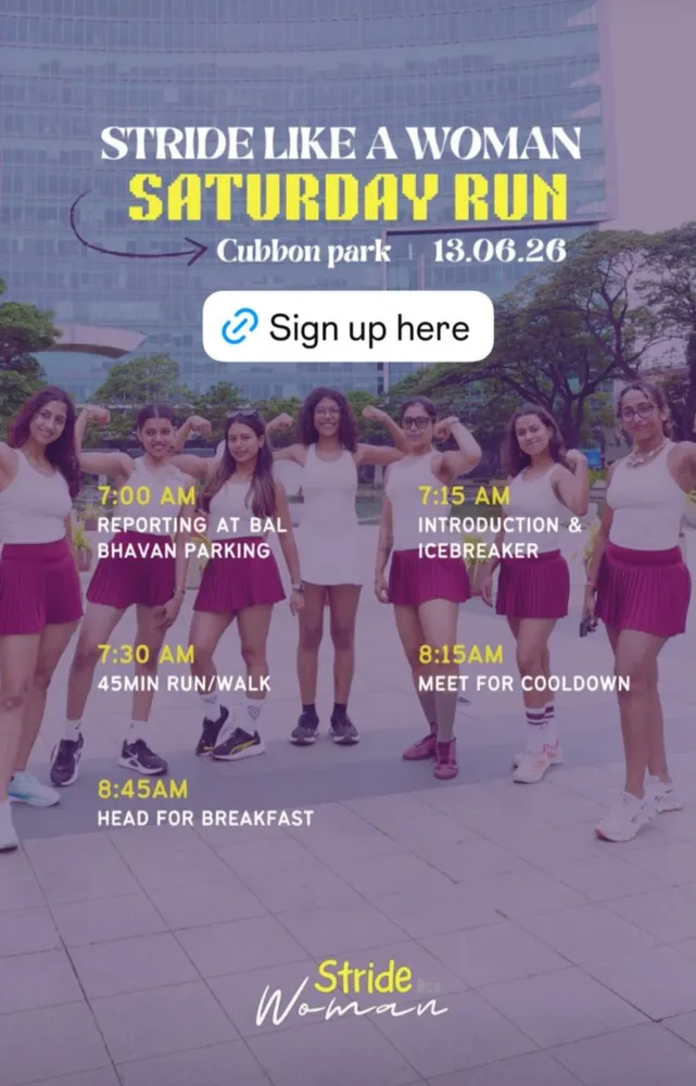 Stride Like A Woman Saturday Run