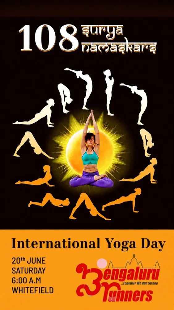 International Yoga Day: 108 Surya Namaskars