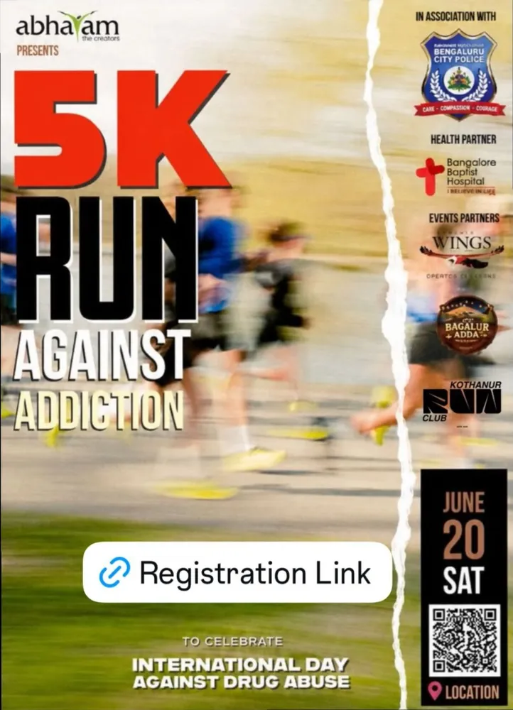 KRC x Abhayam Run Against Addiction