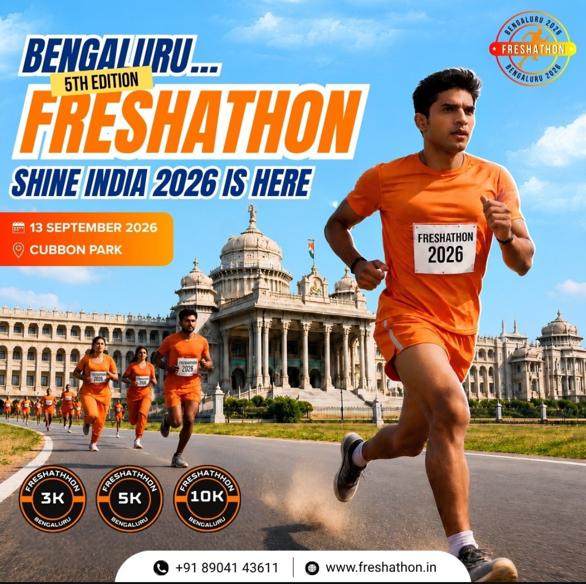 Bengaluru Freshathon Shine India 2026 - 5th Edition