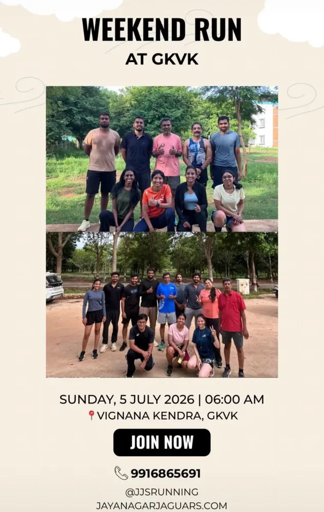 Weekend Run at GKVK