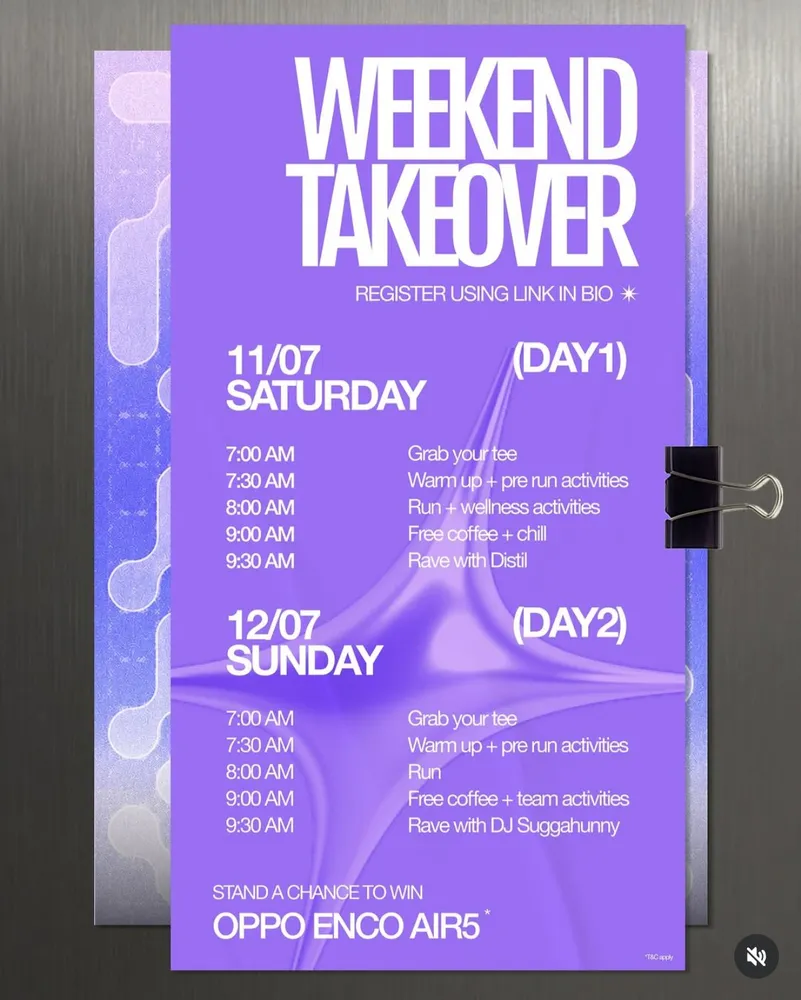Oppo x Daud Mall Run: Weekend Takeover