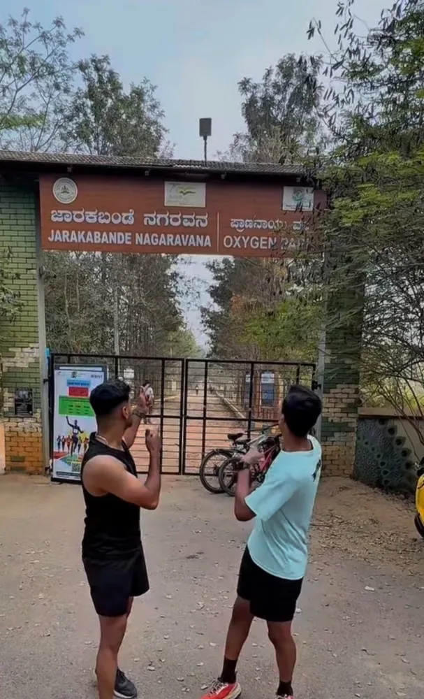 YRC Plogging Run at Jarakabande Nagaravana