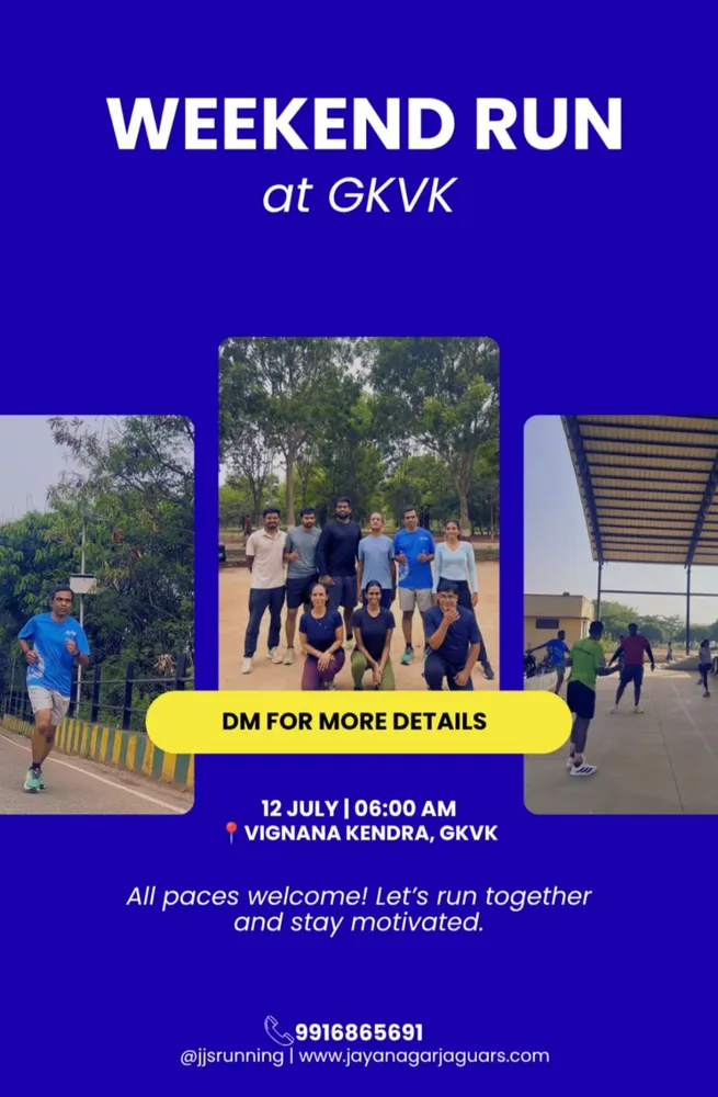 Weekend Run at GKVK