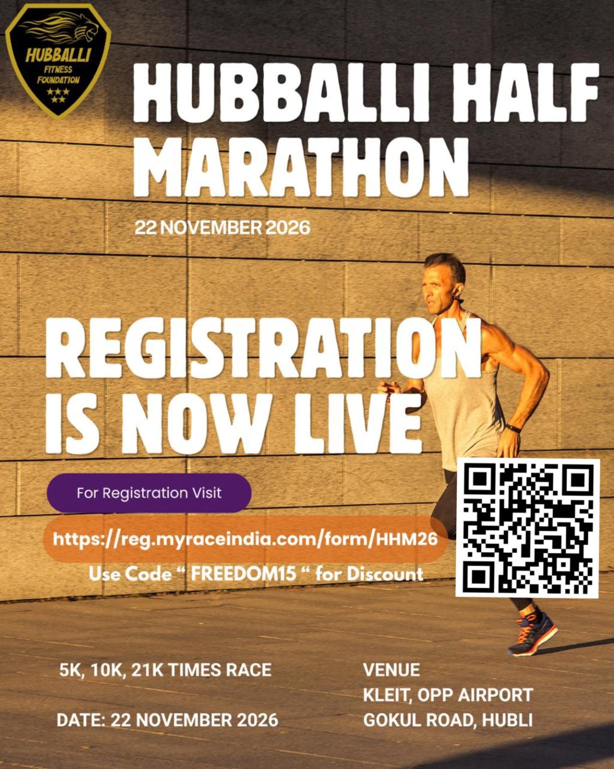 Hubballi Half Marathon 2026