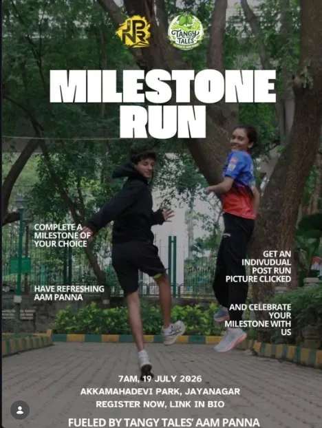 Milestone Run with JP Nagar Runners
