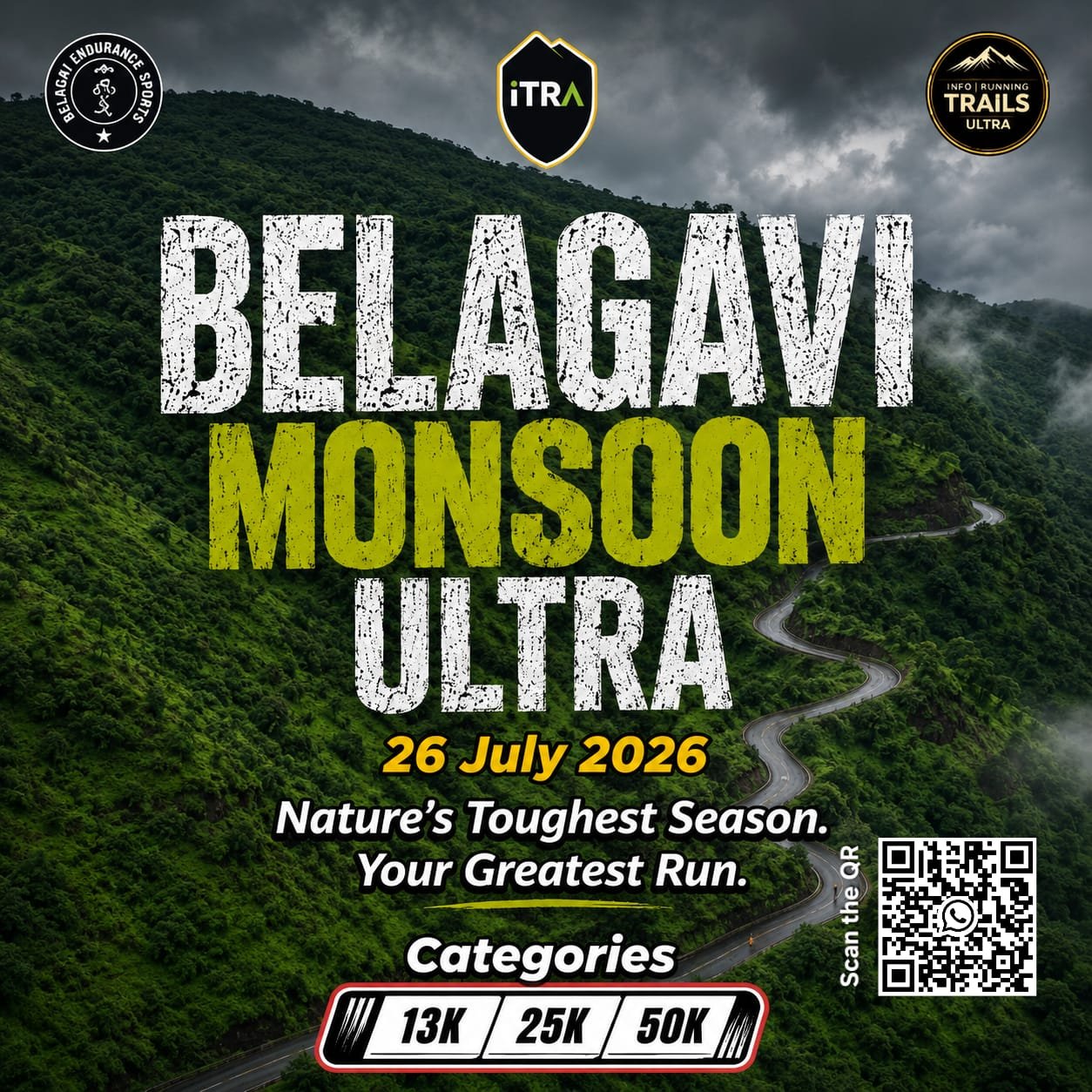Belagavi Monsoon Ultra 2026 (Belagavi Hill Survival Challenge)