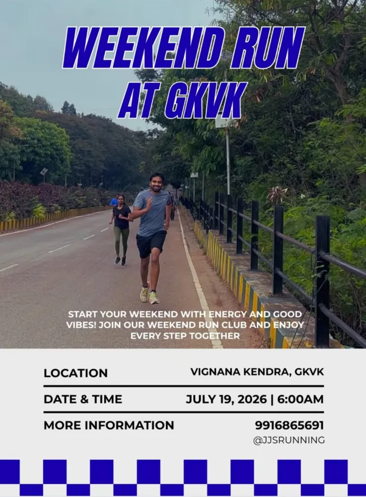 Weekend Run at GKVK