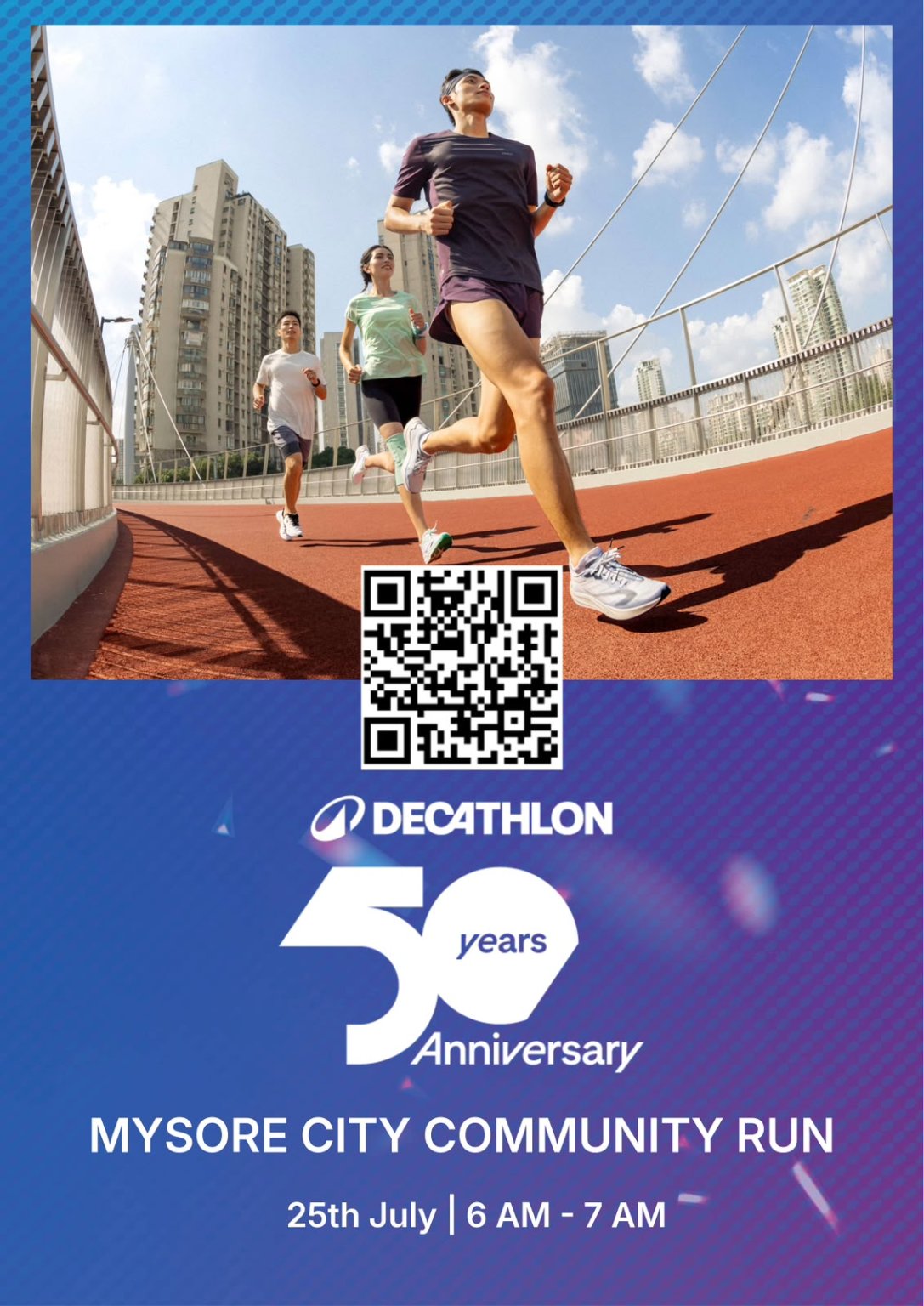 Community Run at Decathlon Mysore City | Decathlon 50th Anniversary