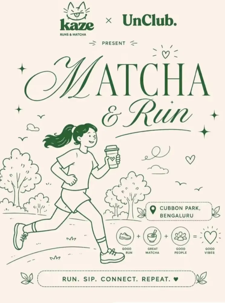 Matcha & Run with Kaze x UnClub