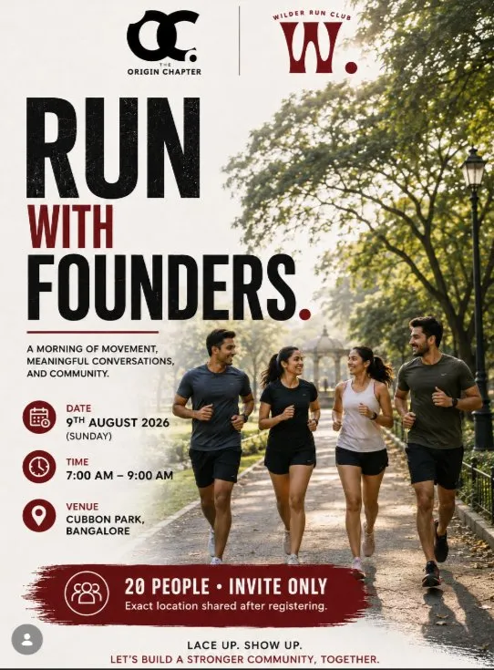 Run With Founders - Bangalore Edition