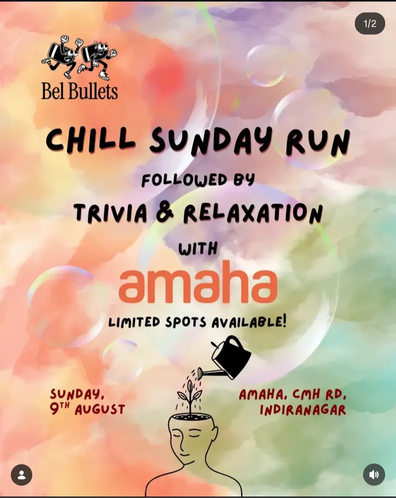 Bel Bullets Run Club X Amaha Health Centre (Indiranagar)