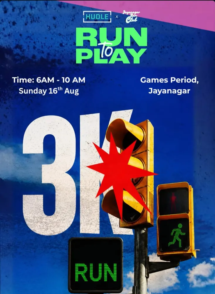 Run to Play 3K Run in Jayanagar