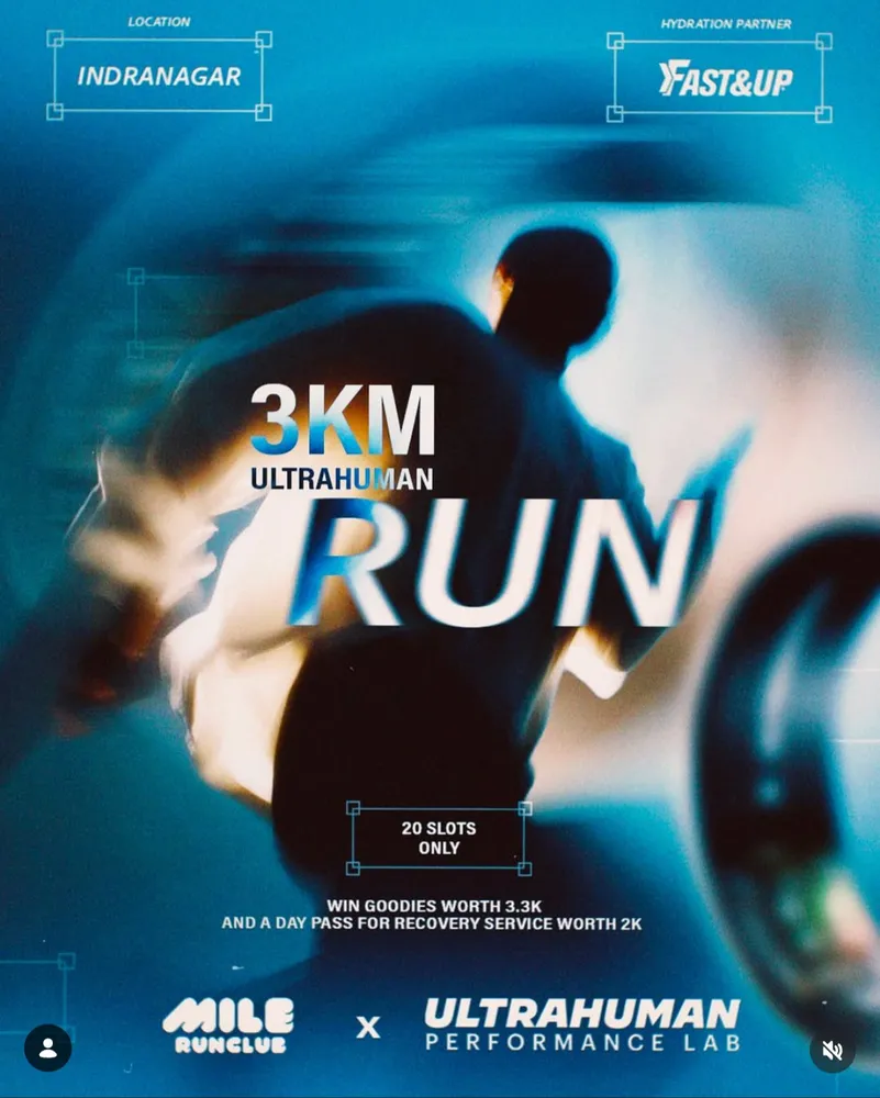 3KM Ultrahuman Run with Mile Run Club