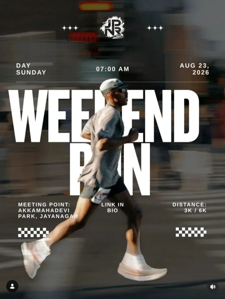 Weekend Run with JP Nagar Runners