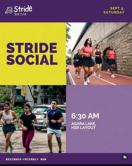 Stride Social Beginner-Friendly Run at Agara Lake