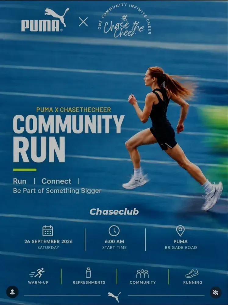 Puma x Chase The Cheer Community Run — image 1