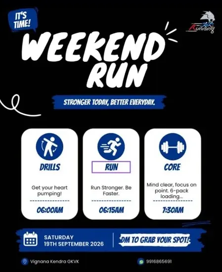 Weekend Run with JJ's Running
